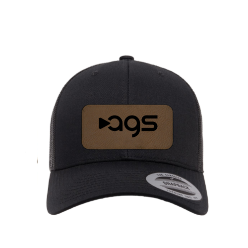 AGS Leather Patch Meshback Cap