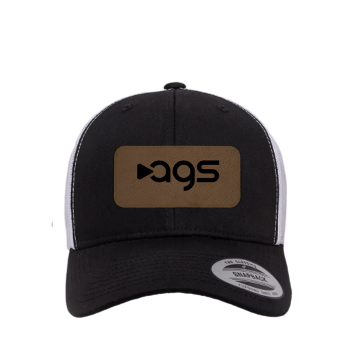 AGS Leather Patch Meshback Cap